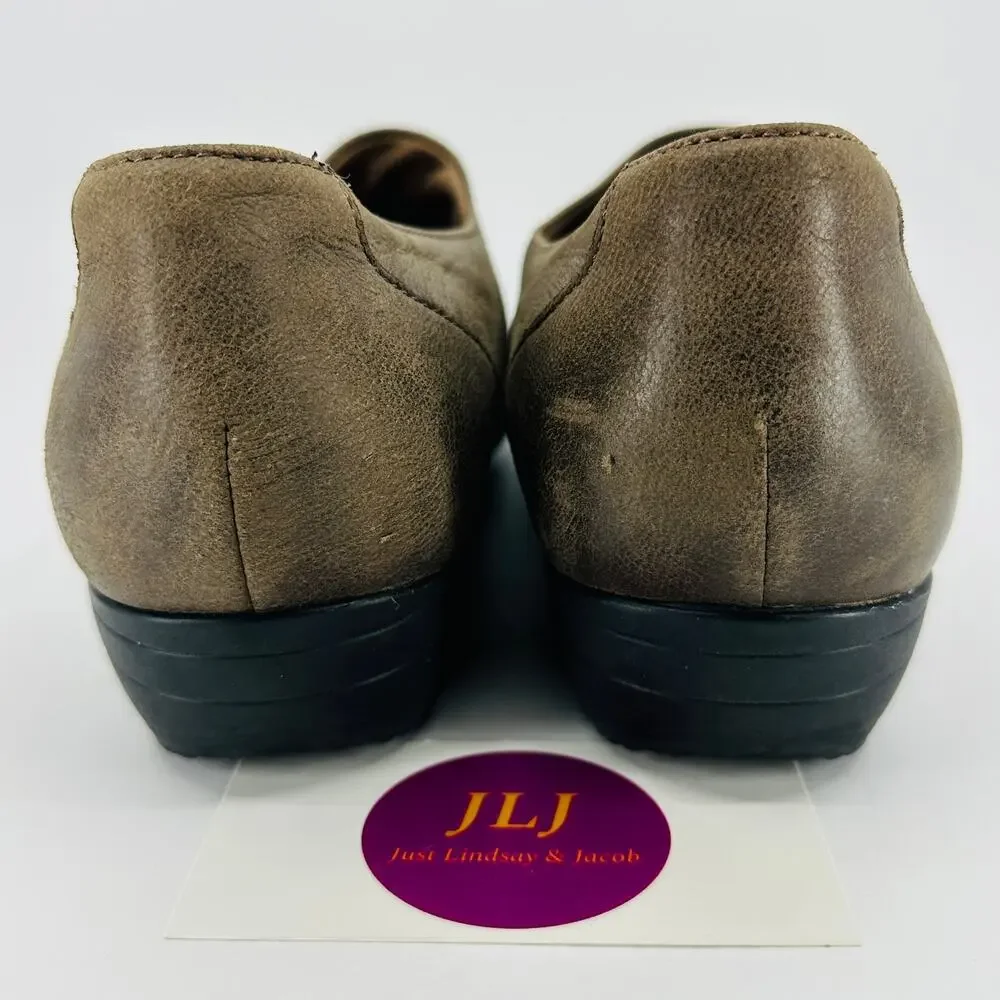 Dansko Women's Fae Burnished Nubuck Slip On Comfort Shoes Size 40 EU/ 9.5-10 US